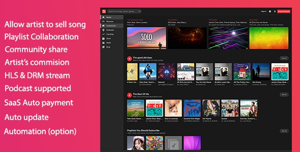 MusicEngine v2.1.6.2 - PHP音乐社交平台pj版