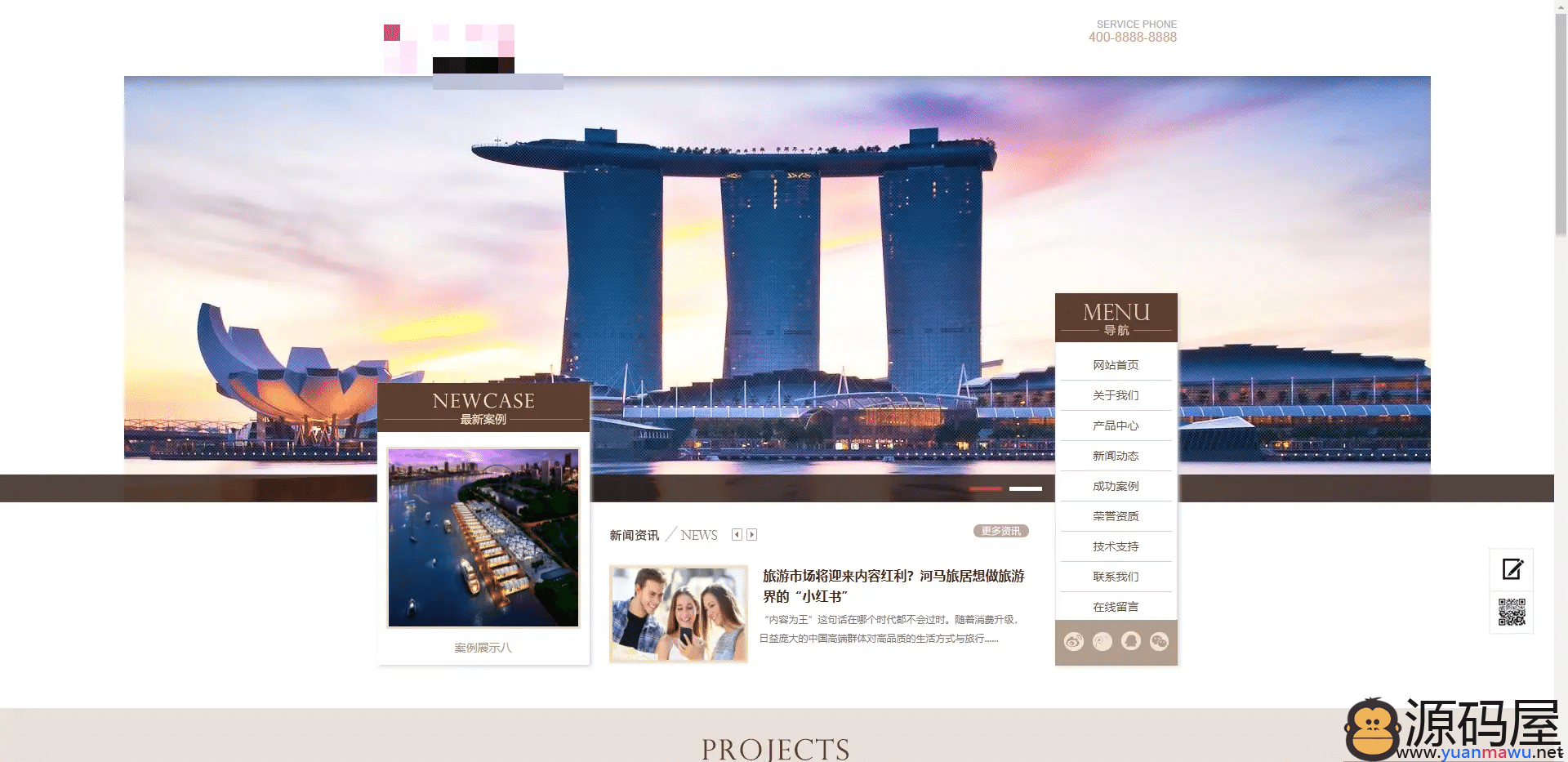 亲测|易优CMS家装行业涂料背景墙行业通用Eyoucms企业网站模板源码下载