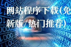 网站程序下载(免费下载最新版/热门推荐)