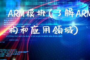 ARM模块(了解ARM架构和应用领域)