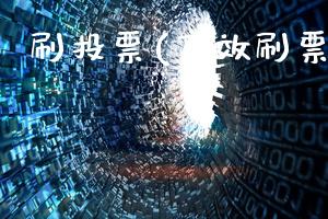 刷投票(高效刷票方法)